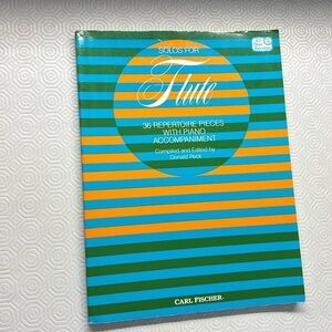 Solos for Flute - 36 Repertoire Pieces with Piano Accompaniment 135 pages